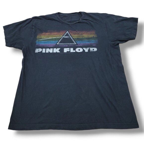 Pink Floyd Shirt Size Medium Dark Side Of The Moon Graphic Tee Graphic Band Tee - Picture 1 of 6